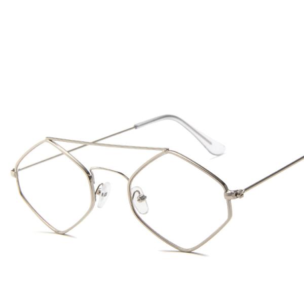 Diamond Women Men Retro Outdoor Metal Frame Sunglasses UV400