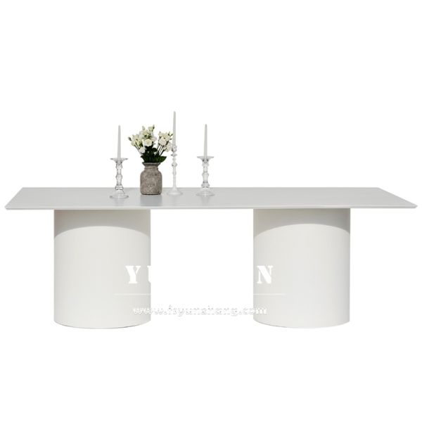 Wholesale Luxury Living Room Furniture Interior Night Club Exterior Turkey Design Black Stainless Steel Table for Wedding