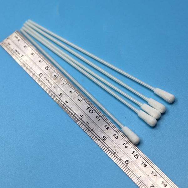 146mm 個別包装フロッキングナイロン口腔用サンプリングスワブ滅菌済み検体採取スワブ、ブレイクポイントなし、医療用