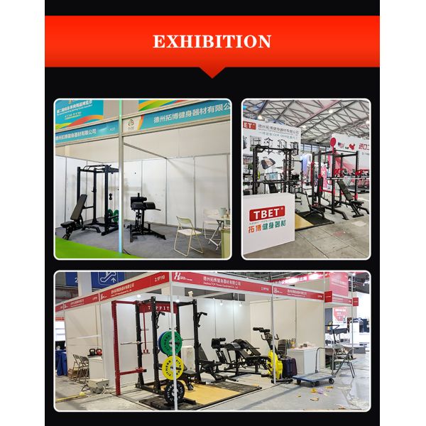 Treinador de ginástica integrado Barbell Stand levantamento de peso Rack Squat Rack para a comunidade