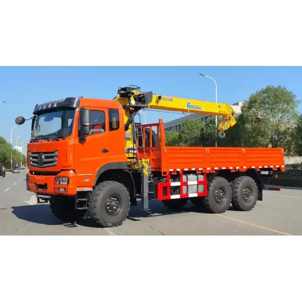 8X8 Drive 18t 5-Section Straight Arm Truck Mounted Hydraulic Crane