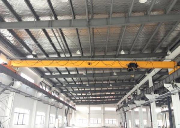 LD 2t-10m electric Single Girder Overhead Cranes For Factories / Material Stock