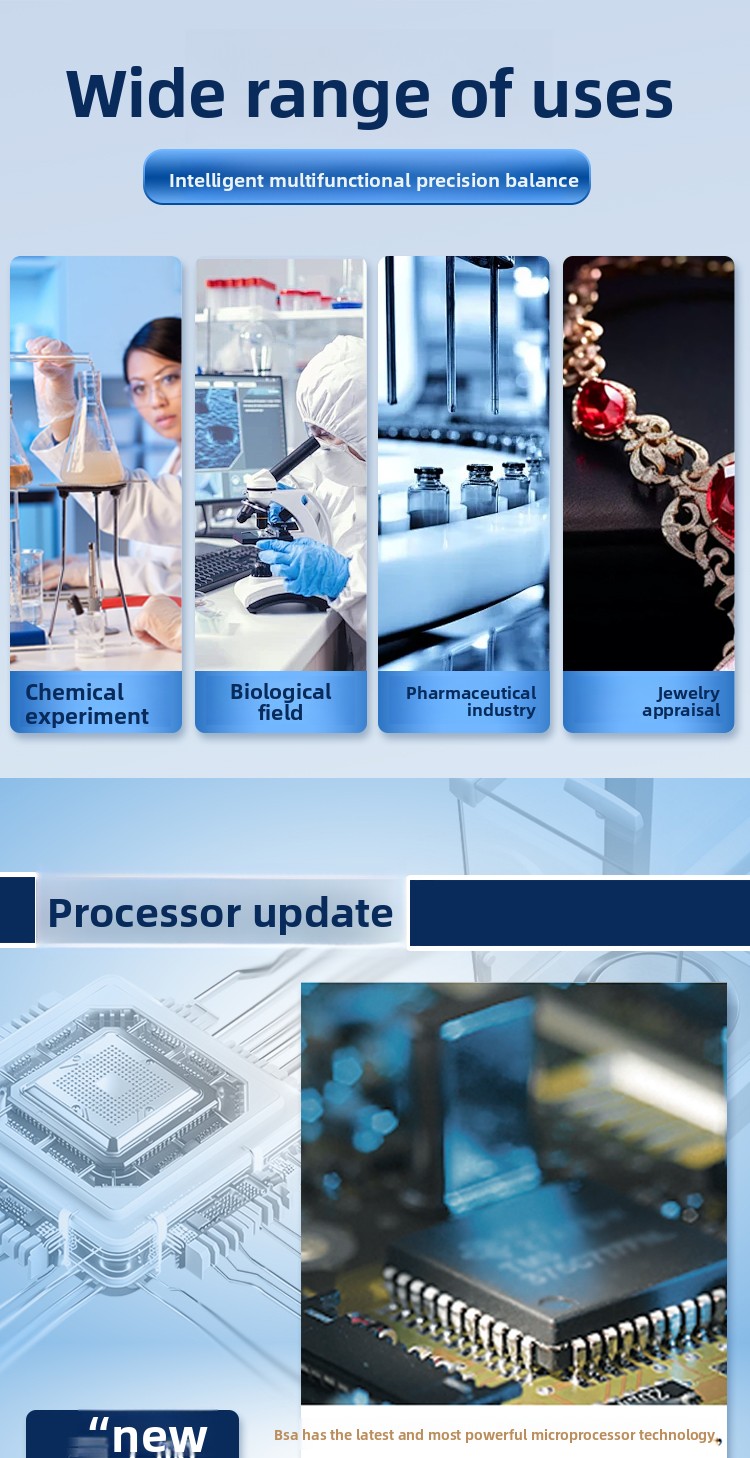 Electronic Analytical Balance BSA124S & Mettler LA84E/A 0.0001G Accuracy Manual Calibration Laboratory Balance