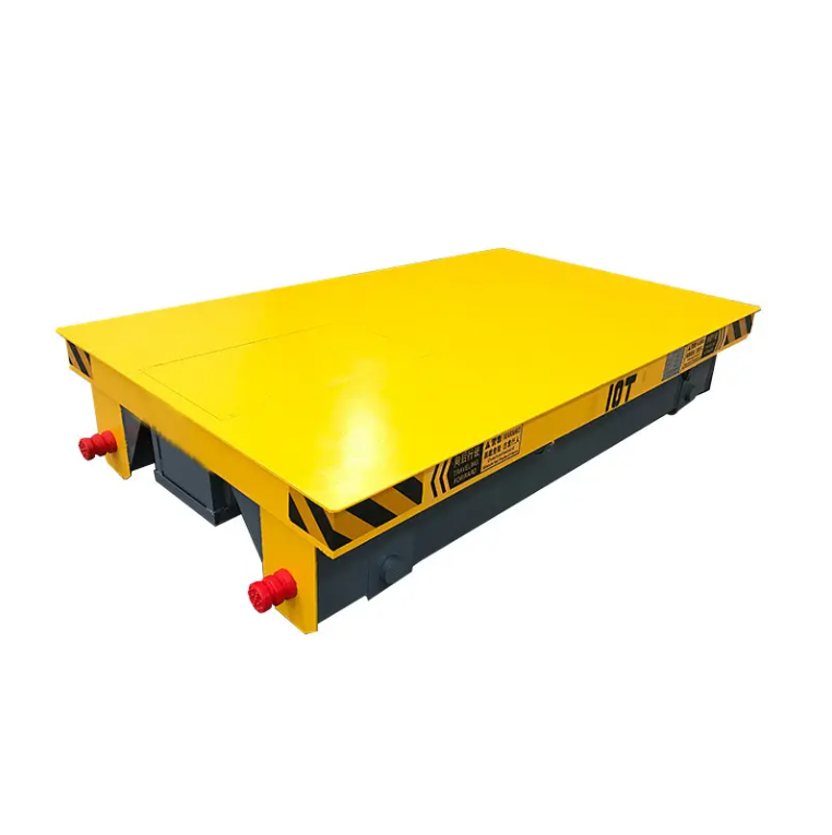 200 KG Electric Flat Car with Wireless Remote Control and 360 Degrees Rotating for Industrial Use