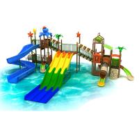 Enfants de fibre de verre de jeu de piscine les grands glissent l'anti ultraviolet