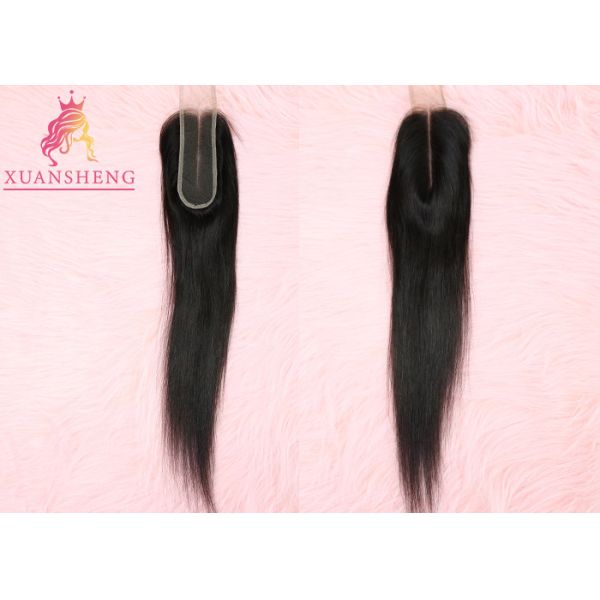 2*6 Transparents Lace Kim Closure Curticle Aligned Straight Hair