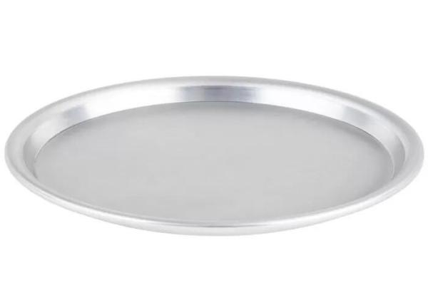 16 Aluminium Baking Tray NSF Coupe Type Pizza Tray Wide Rim Pizza Pan