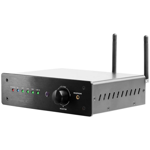 Wireless Audio Amplifier with 2.1 Channel 100W RMS Output and Bluetooth 5.0 Connectivity