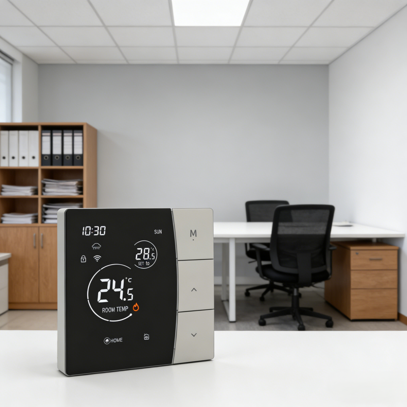 Smart Thermostat with 16A Electric Heating Wi-Fi Connectivity and ±1℃ Temperature Accuracy