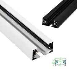 Powder Coating Track Lighting Rail System Second Line 1m 2m 3m