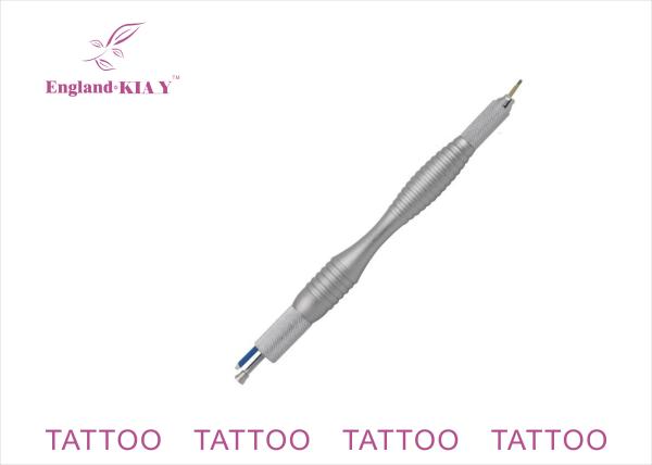 Aluminum Manual Cosmetic Tattoo Pen / Microblading Pen For Eyebrow Tattoo