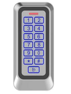 防水 IP67 メタルケース RFID カードキーボード スタンドアロング アクセス コントロール 1000 ユーザー