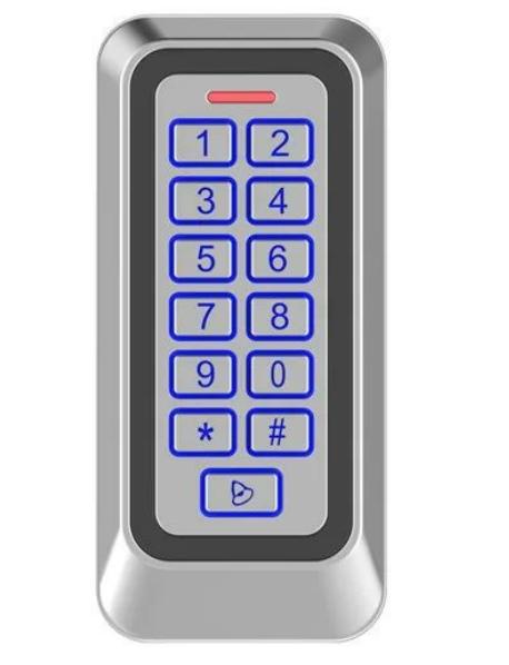 防水 IP67 メタルケース RFID カードキーボード スタンドアロング アクセス コントロール 1000 ユーザー