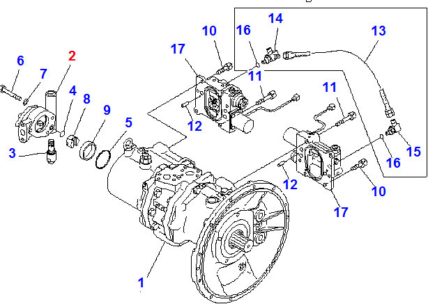 708-1L-00070 704-24420 Hydraulic Gear Pumps For Komatsu Excavator PC120-6 PC200-6
