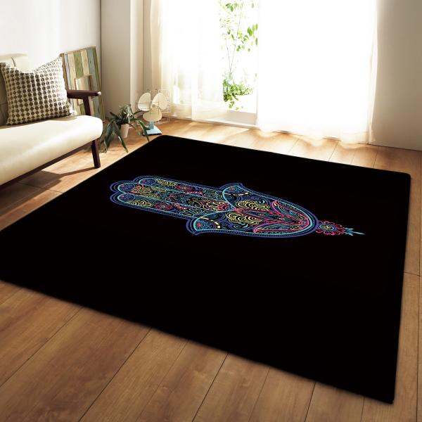 Living room carpet, bedroom floor mat, DIY pattern, flexible cross-border carpet door mat