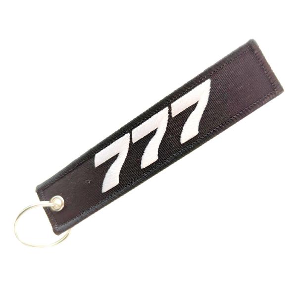 Dual-Color 777 Keyring | Polyester & Metal Fusion | Rust-Proof Hardware | Gift-Ready​