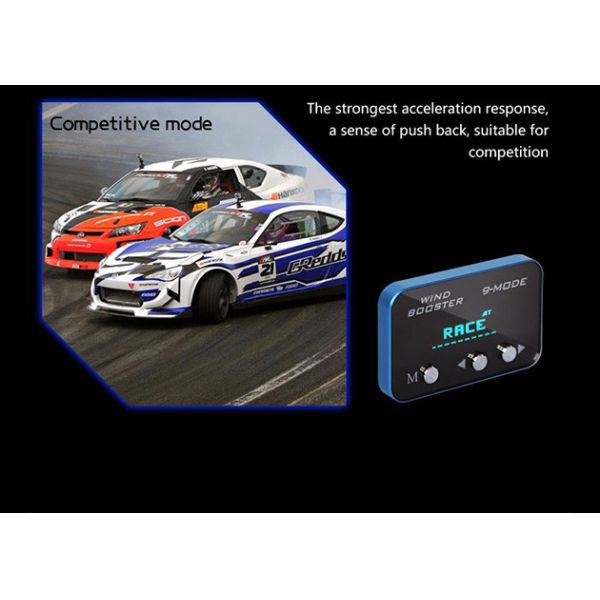 Metal Panel Black Car Electronic Throttle Controller 51mm*32.5mm*6.2mm