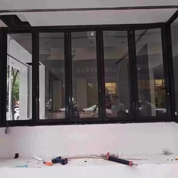 Zone Child Safe Folding Window Featuring Rounded Corners and Unbreakable Polycarbonate