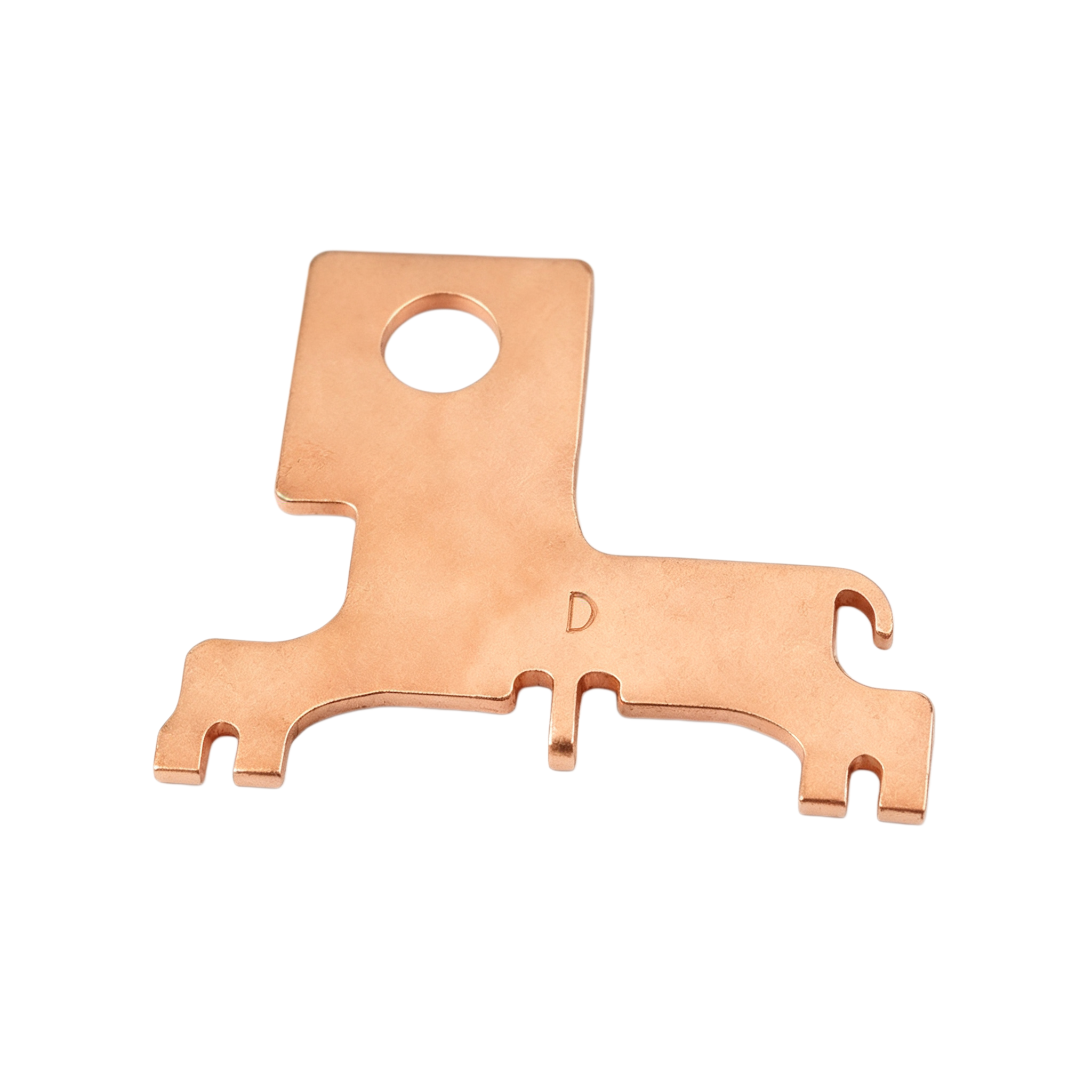 High Conductivity Copper Conductive Connector Plate with Low Electrical Resistance for EV Battery Busbar via Precision Manufacturing