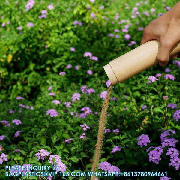 Small Bamboo Scattering Urn Tube for Human Ashes, ECO & Biodegradable Friendly Mini Bamboo Spreading Cremation