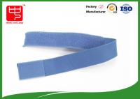 Gancho y lazo de nylon Eco de las cintas de velcro elásticos fuertes azules del color - amistoso