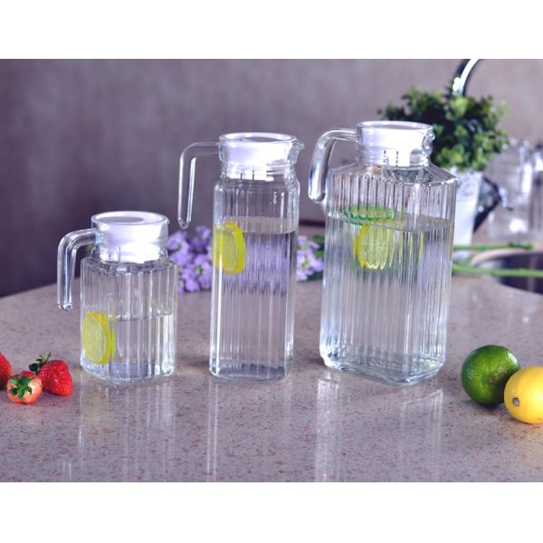 1800ml/60oz Glass Serving Pitcher Environmental Friendly Glass Material