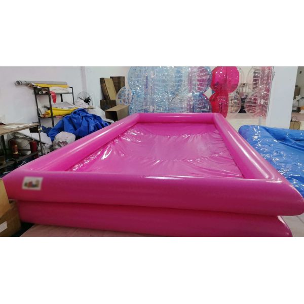 Commercial Pink Single-Layer Inflatable Pool Customizable Color & Size for Parties