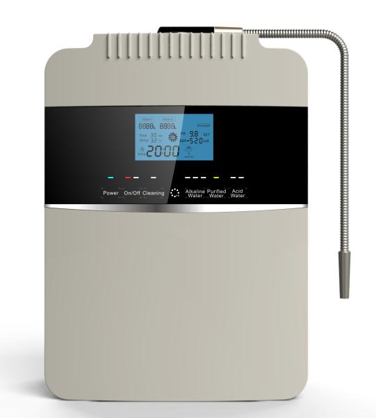 Ionizador de agua alcalina portátil EHM con 8 placas de titanio