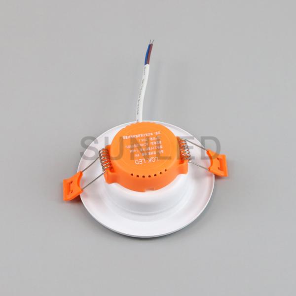 A luz IP65 ultra magro de Downlight do teto do diodo emissor de luz de Dimmable Waterproof 6 watts AC185-265V