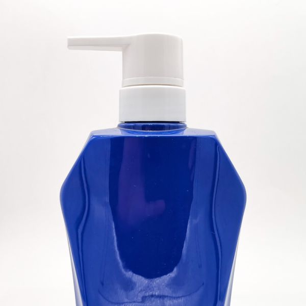 Factory Custom Shampoo Hair Conditioner Bottles 600ml PET Plastic Lotion Shower Gel Body Wash Bottles with Pump Dispenser