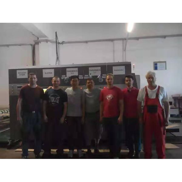 Automatic Four Colour Flexo Printing Machine Corrugated Carton Printing Slotting