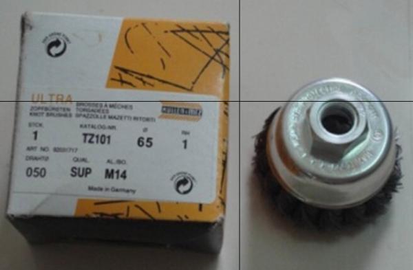 Angle Grinder Nylon Brush , Twist Knot Wire Cup Brush With 5/8 - 11 Nut