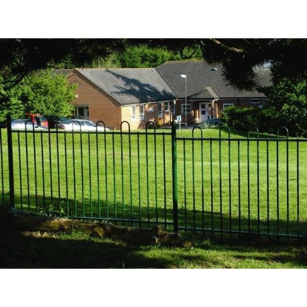 Hairpin Heavy Duty Wire Mesh Fence Panels Hoop Top / Bow Top Railings Steel Materials