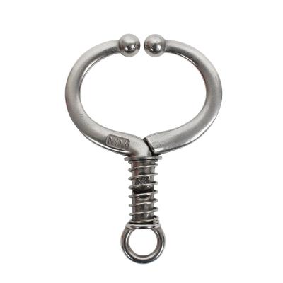 High Durability Silver Bull Holder For 650KG Cattle Single Person Operation