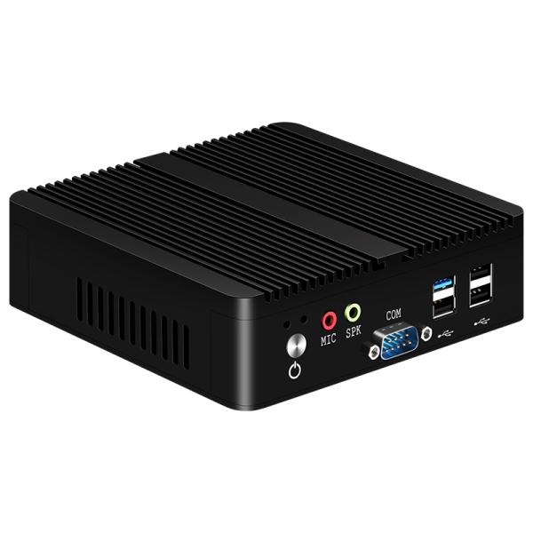 Zynshield N2815 N2940 J1900 Dual LAN Dual RS232 COM 4 USB 4G Wifi VESA Wallmount Industrial Control Mini PC
