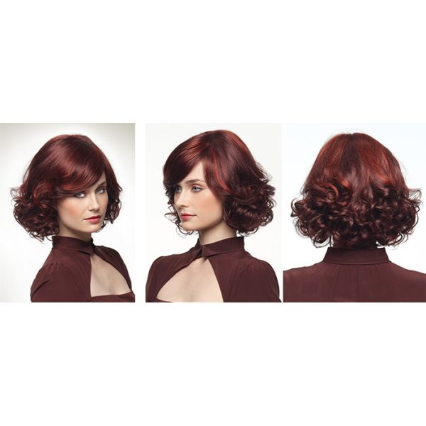 European Women Synthetic Normal Hairnet Glueless Wig Loose Wave Style
