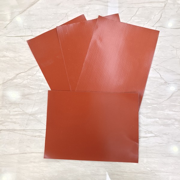 Calendered FKM PTFE Silicone Coated Fiberglass Fabric Heat Resistant For Thermal Barrier