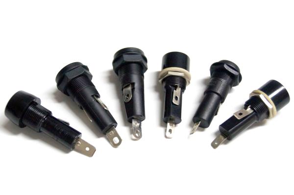 Screw Cap Chassis 6.3A 10A 5x20mm 6x30mm 10x38mm Ceramic Glass Tube Bayonet Panel Mount Fuse Holder