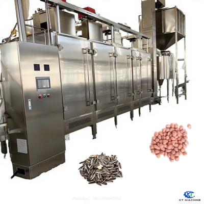 Food Grade High Capacity Continuous Belt Roaster Machine for peanut/almond/cashew/seeds/hazelnut