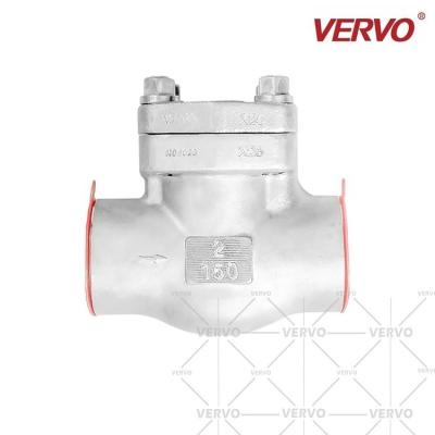 2 polegadas ALLOY20 forjaram a válvula de verificação do balanço da solda do soquete da válvula de verificação UNS do interruptor Nrv da forja DN50 150LB da válvula de verificação do balanço N08020