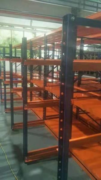 Steel Mold Storage Rack Systems With 2-5 Layers Blue / Orange / Grey Colors