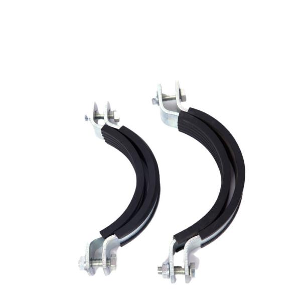 1Inch 304 Stainless Steel Tube Clamp TPE Insulated Strut Pipe Clamps ODM 120*30*50mm