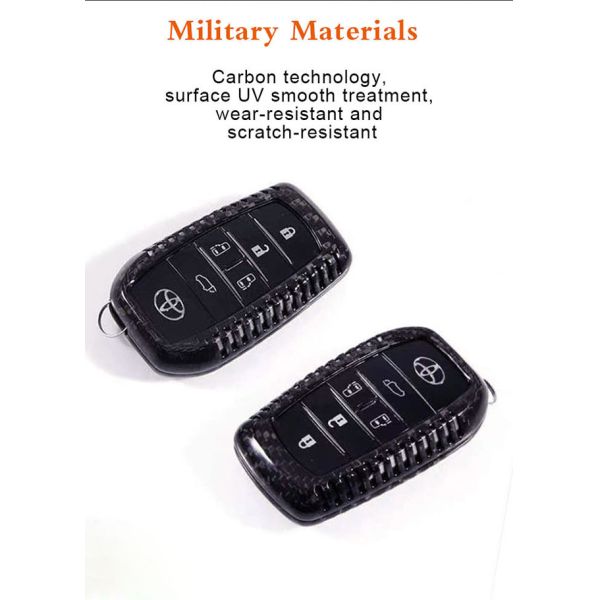 Caja dominante del rasguño de Alphard del coche anti negro de la fibra de carbono