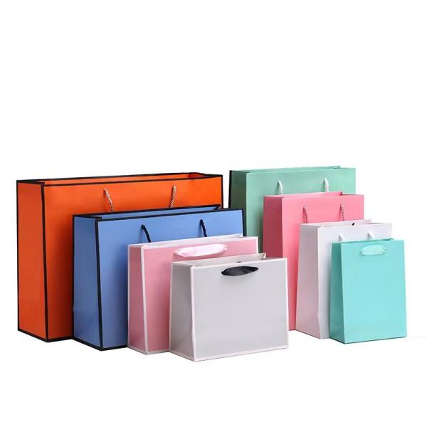 Custom Logo   mini gift bags packaging for handbag  shopping paper bag