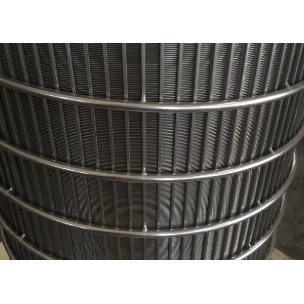 Wear Resistant SS304 Ripple Board Slot Screen Basket