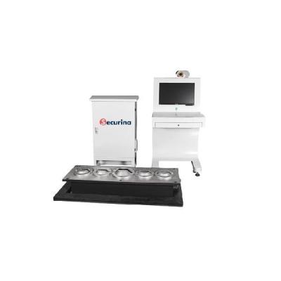 100W ALPR sob a máquina do sistema de inspeção 50T do veículo fixou