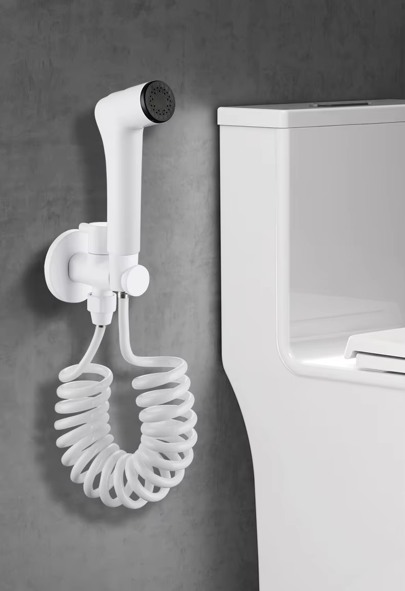 Modern Simple ABS Toilet Bidet Airbrush New Handheld Bidet Shower Bathroom