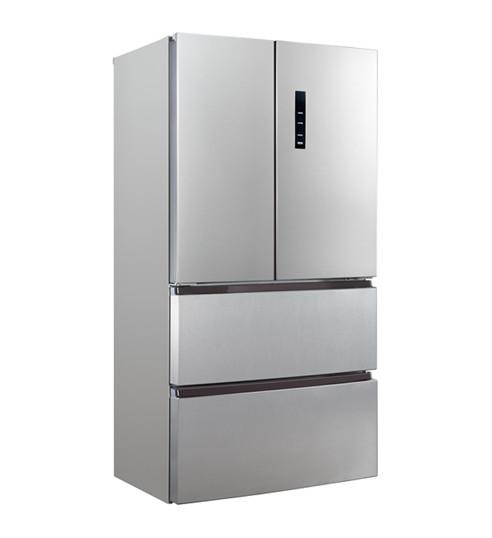 Home Appliance Four Doors French Fridge Freezer Electronic Control With LCD Touch Key