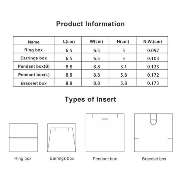 Custom Personalised Jewellery Packaging Box 1200 Grams For Bracelet Earring Necklace Ring