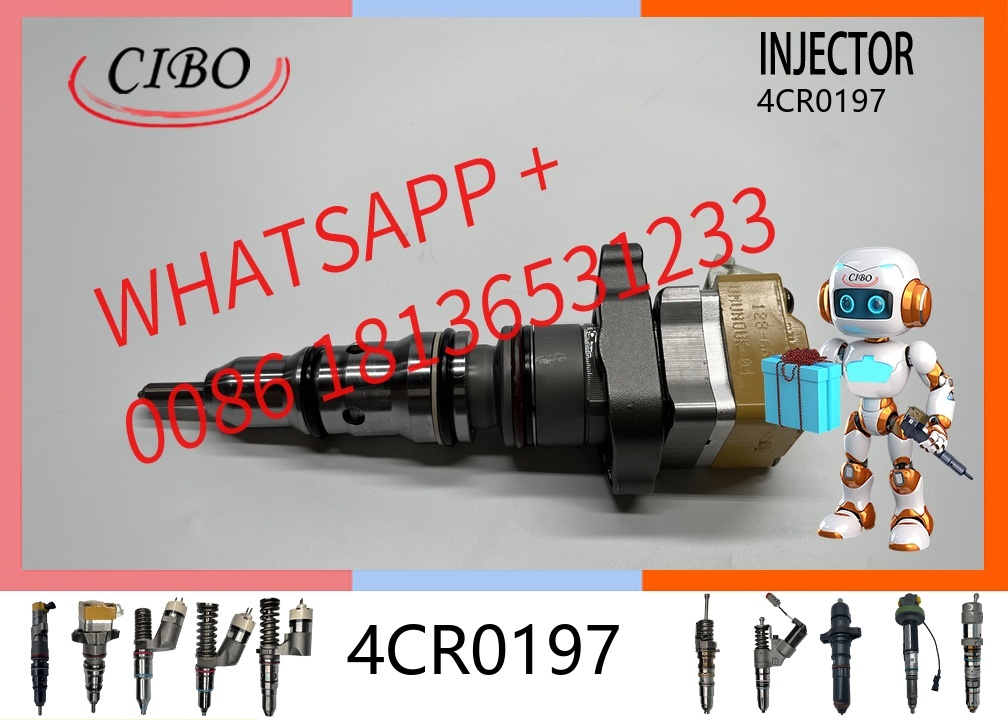 original 4CR0197 Diesel Engine Fuel Injector Common Rail Injector Assembly for   3126 3126B 10R-0782 196-1401 218-4109 128-6601 155-8723 original new injector